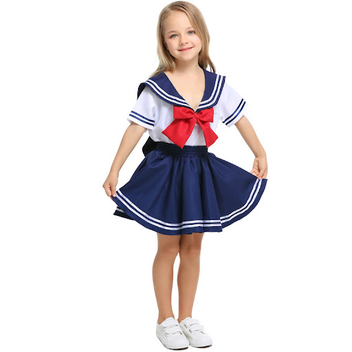 Title 3, New Childrens Navy Sailor School Uniform. Dura...