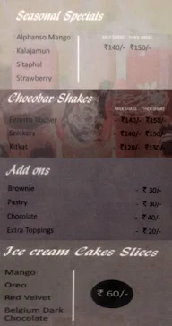 Cream Berry menu 1