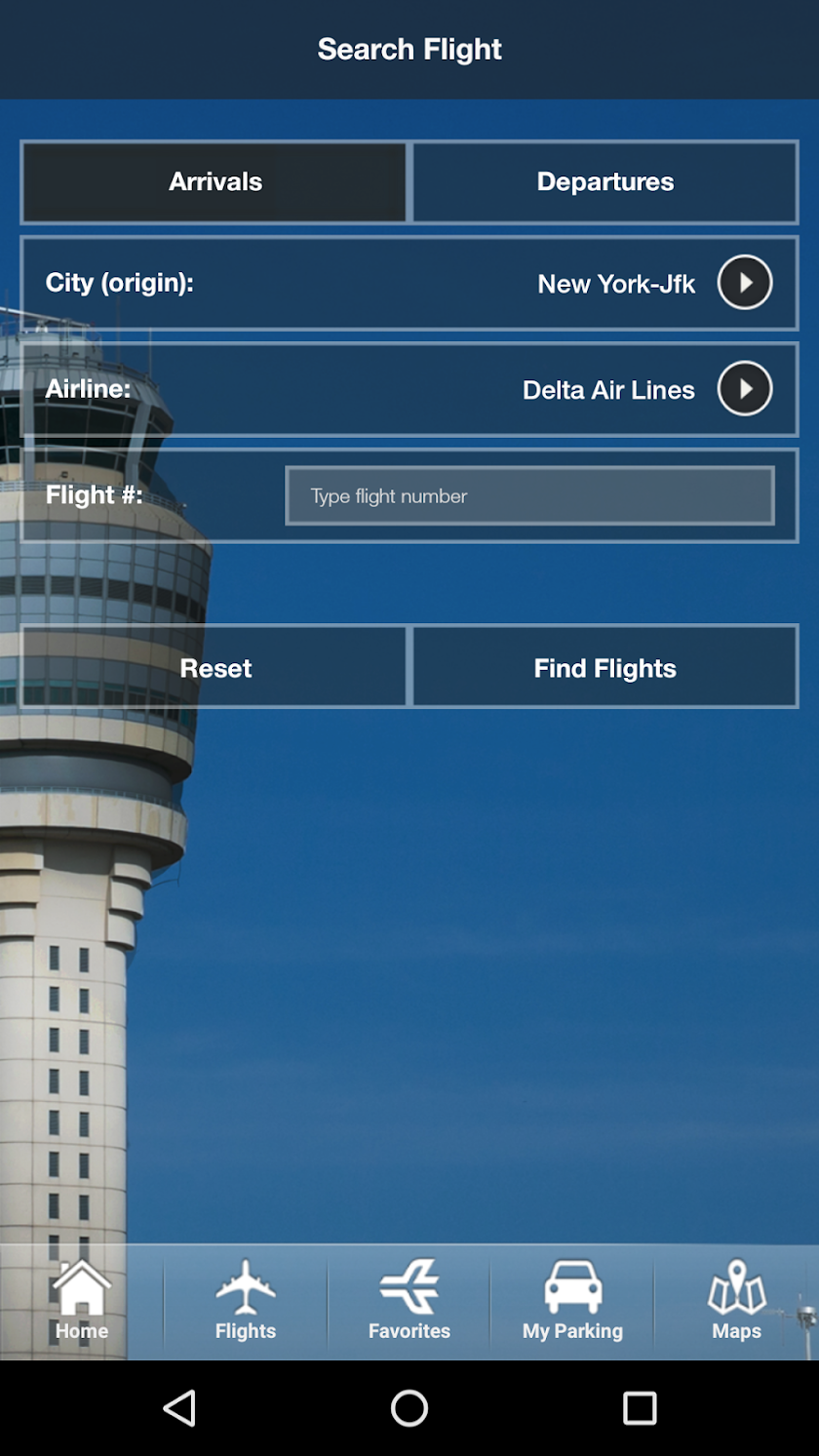 iFLYATL - Atlanta Airport App Screen 2