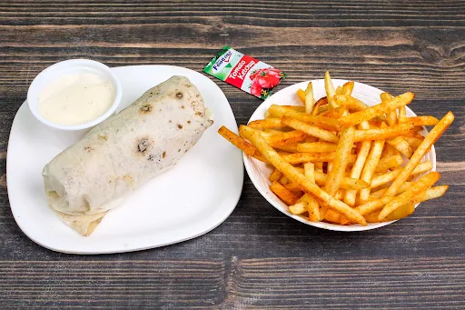 Classic Chicken Shawarma With French Fries