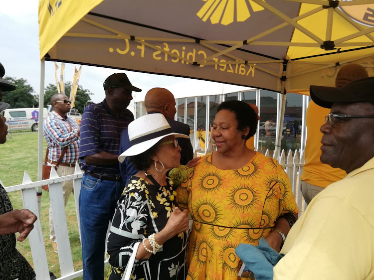 Sheila Mosimane-Makhele‚ the club's first secretary in the 1970s and early 1980s. at the 50th Annivesary in Soweto.