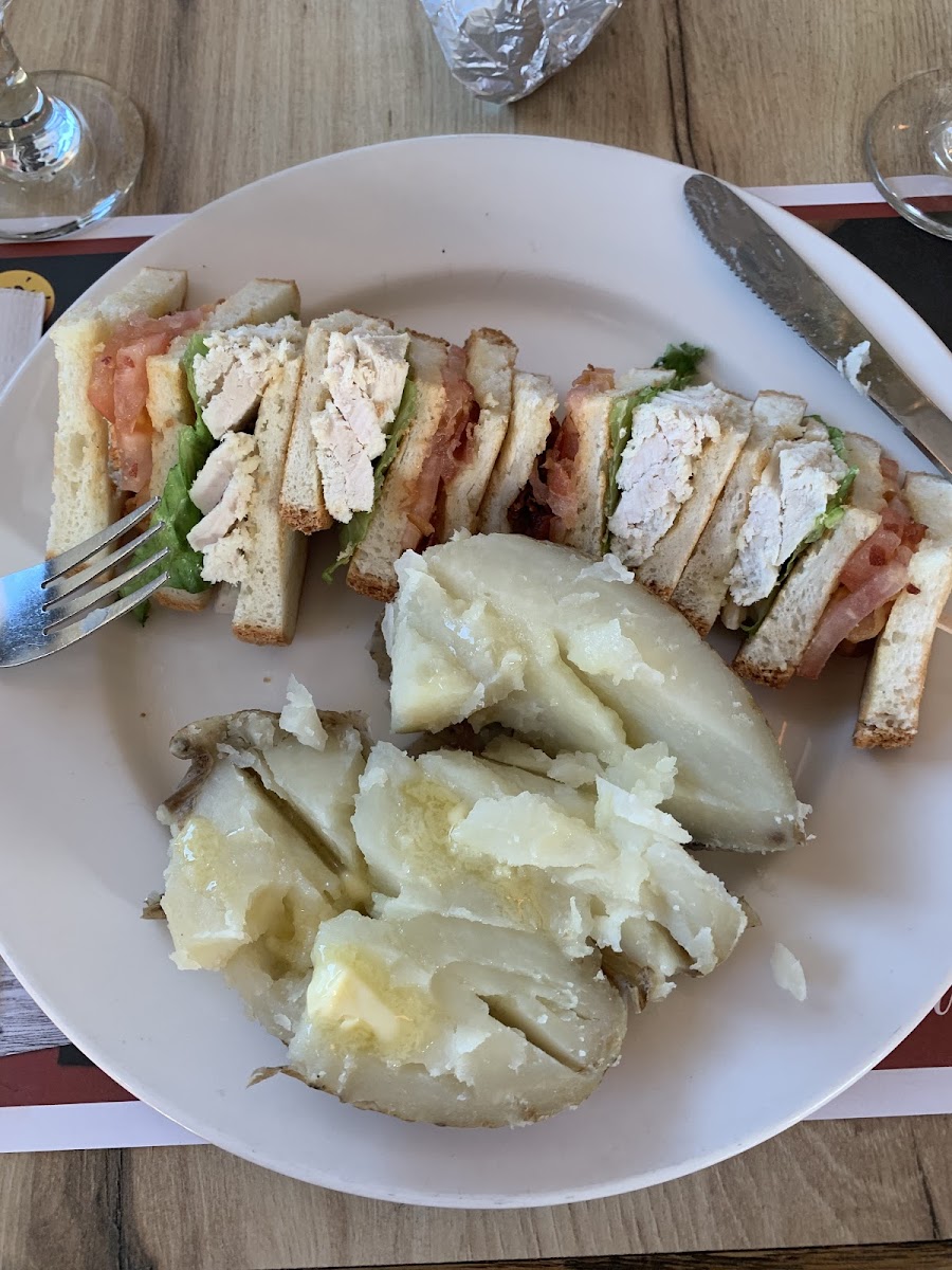 Gluten-Free Sandwiches at Restaurant Chantmartin