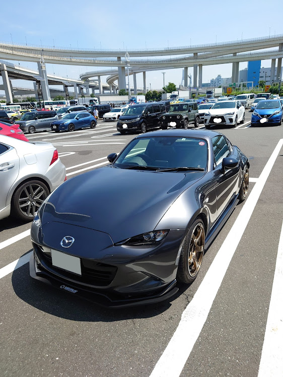 ロードスターのADVAN Racing TC4・VERUS ENGINEERING・ＲMagicサウンドチューンマフラー・熱中症に気をつけて!!・オフ会に関するカスタム事例の投稿画像9枚目