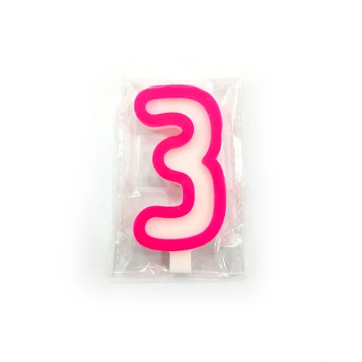 Candle No. 3 (Pink Color)