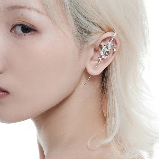 Title 1, Creative Star Moon Diamond Geometric Fashion St...