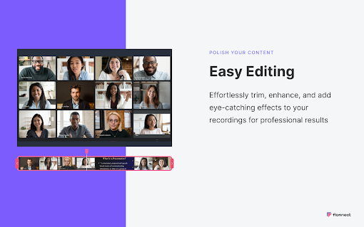 Screen & Webcam recorder - Flonnect