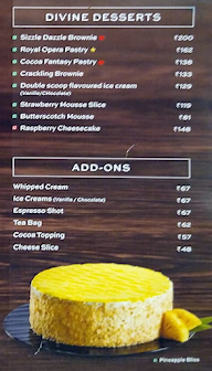 Cafe Coffee Day menu 1