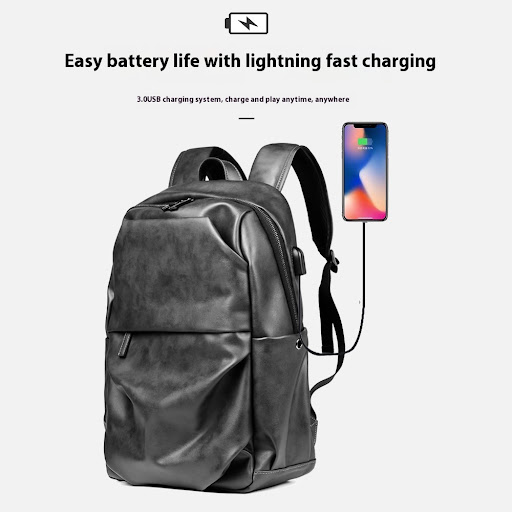 Title 1, Casual Versatile Backpack Mens Waterproof Larg...