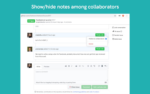 GitX- Private notes for open source projects