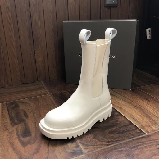 Title 5, Womens Mid-Tube Platform Round Toe Martin Boot...