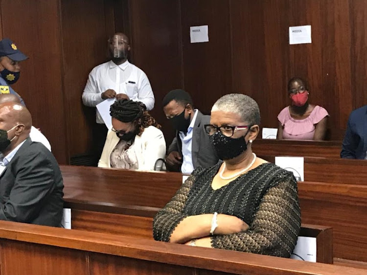 Former eThekwini mayor Zandile Gumede in the Durban specialised commercial crimes court on Thursday December 9 2020.