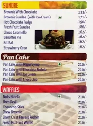 Soni Bakers menu 3