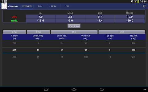 Exterior Ballistics Calculator screenshot 10