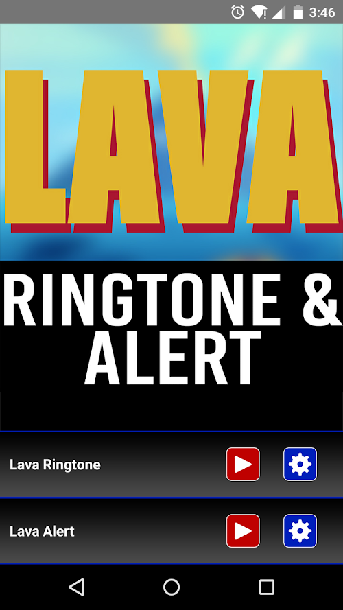 Android application Lava Ringtone and Alert screenshort