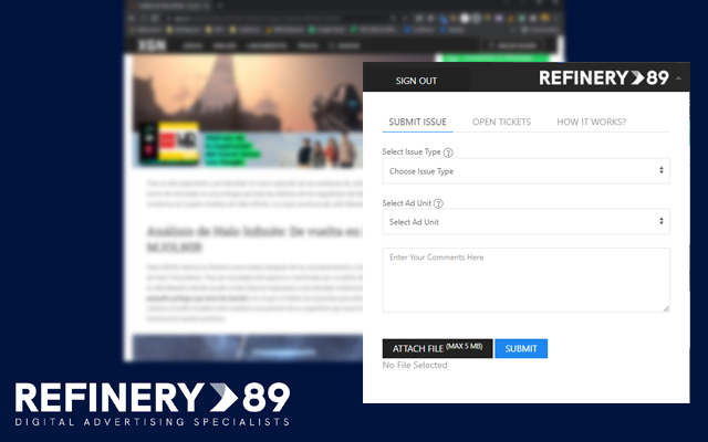 Refinery89 Publisher Support Plugin chrome extension