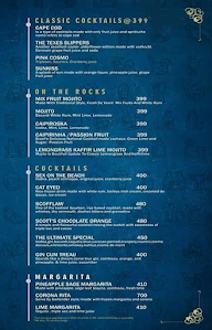 Fly High menu 3