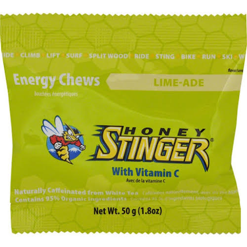 Honey Stinger Organic Energy Chews: Limeade, Box of 12