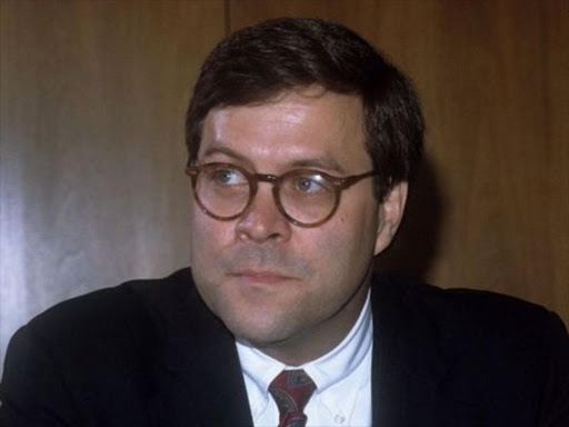 William Barr during his time as attorney general in the early 1990s. /BBC