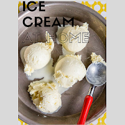 Classic Ice Cream Made in Home  Icon