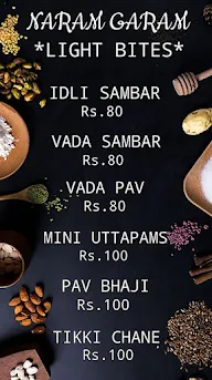 Naram Garam menu 3