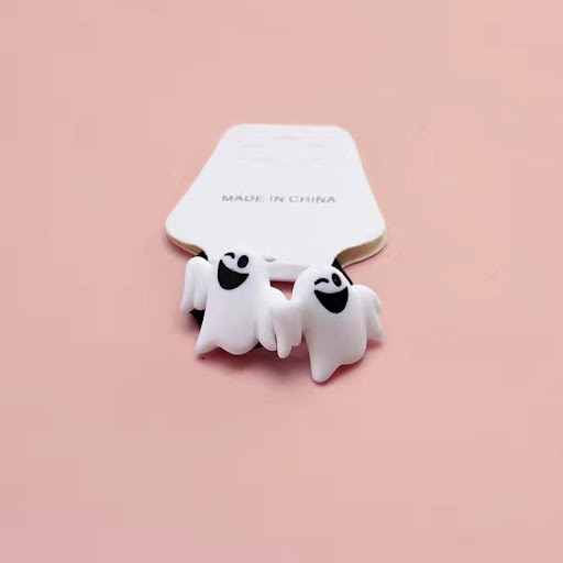 Title 8, Cute Halloween Pumpkin Ghost Childrens Hair Ri...