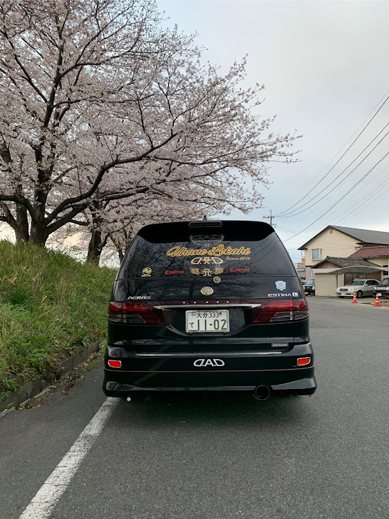 エスティマの桜🌸コラボに関するカスタム事例の投稿画像2枚目