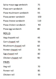 The Sandwich Club menu 2