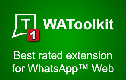 WAToolkit chrome extension