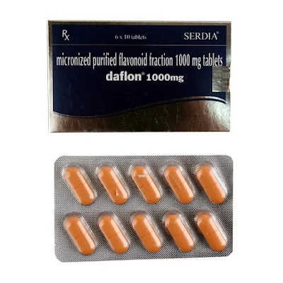 Daflon 1000 mg Tablet for Hemorrhoids 18 Tablets