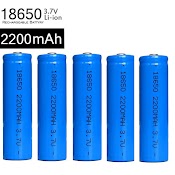 Bộ 5 Pin Sạc 18650 Lsy Công Suất Thực 2200Mah Dùng Cho Box Sạc, Cell Laptop, Đèn Pin, Mic, Quạt...