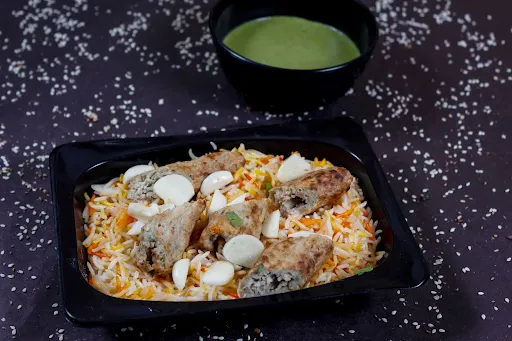 Chicken Lasuni Kebab Hyderabadi Biryani