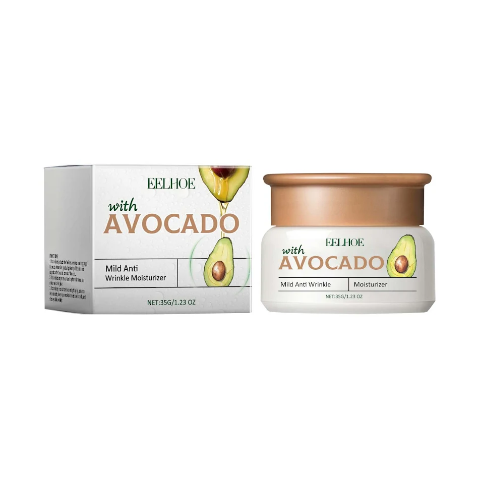 Avocado Fade Faltencreme Feuchtigkeitspflege Reduziert Falten, spendet Feuchtigkeit und verbessert die Hautelastizität für ein glatteres, jüngeres Aussehen.