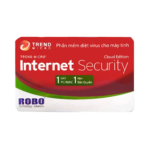 Phần mềm diệt Virus Trend Micro Internet Security 1 máy tính- Key