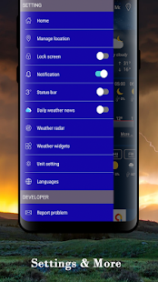 National Weather Forecast services & Radar channel