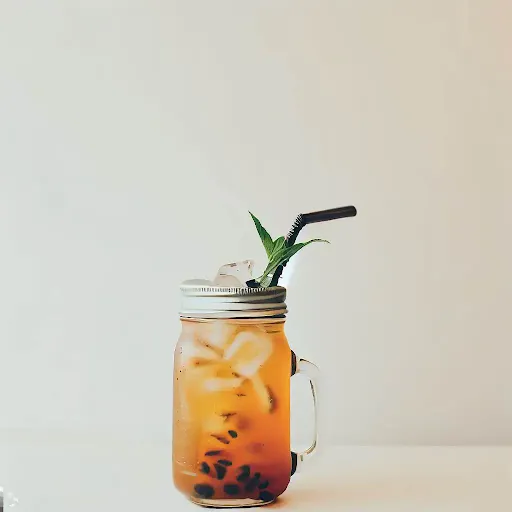 Guava Passion Fruit Iced Tea [450 Ml, Mason Jar]