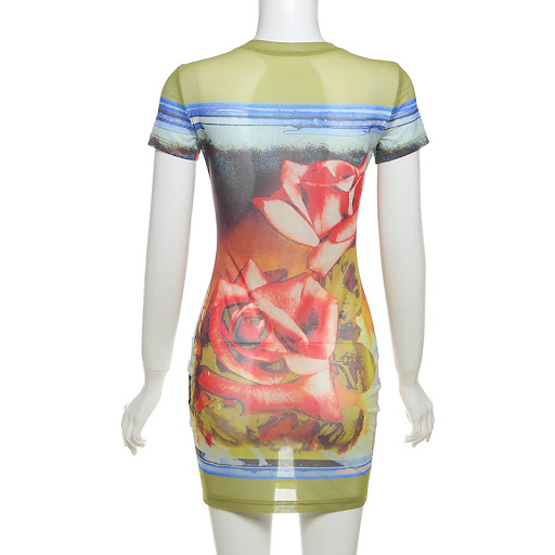 Title 15, Fashion Street Digital Printing See-through Sli...