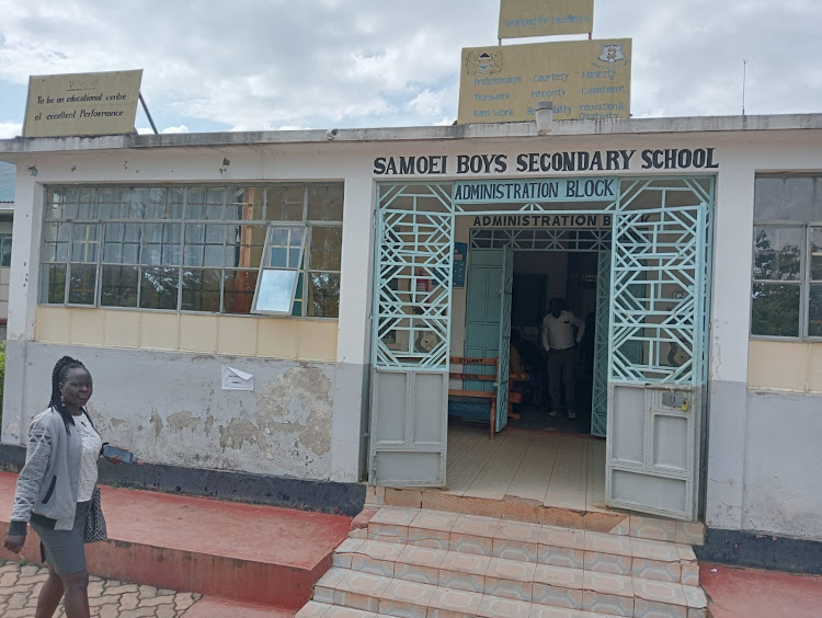 Samoei high school administration block.