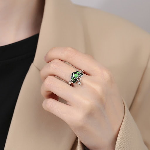 Title 1, Womens S925 Sterling Silver Plated Ring, a bea...