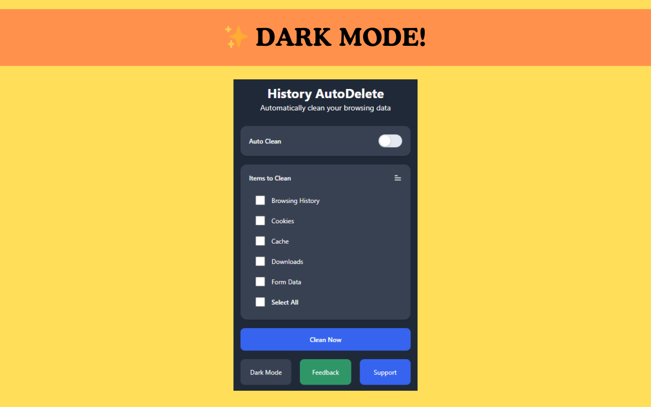 History AutoDelete - Tabbee Chrome Extension Image 4