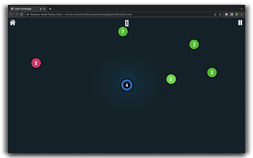 Catch the Number - HTML5 Game