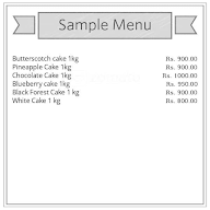 Vindwashni Bakers Confectioner & Florist menu 1