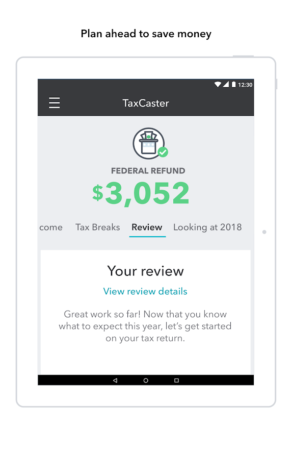 TaxCaster by TurboTax Free Android Apps on Google Play