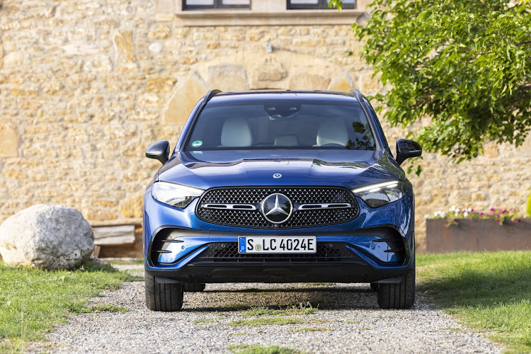 The Mercedes-Benz GLC looks leaner but is larger.