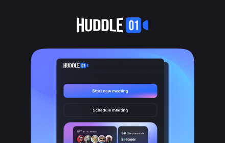 Huddle01 small promo image