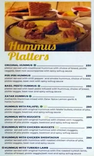 Falafel's menu 1