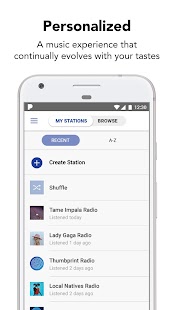 Pandora Music Screenshot