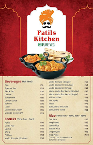 Patil's Kitchen menu 1