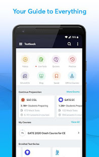 Testbook Exam Preparation App banner