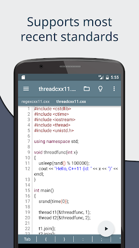 [Updated] Cxxdroid - C++ compiler IDE for mobile development PC ...
