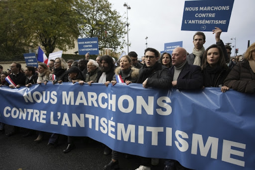 Pariz domaćin marša protiv antisemitizma, Makron poziva na jedinstvo